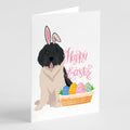 Landseer Newfoundland Easter Greeting Cards Pack of 8 Blank Cards with Envelopes Whimsical A7 Size 5x7