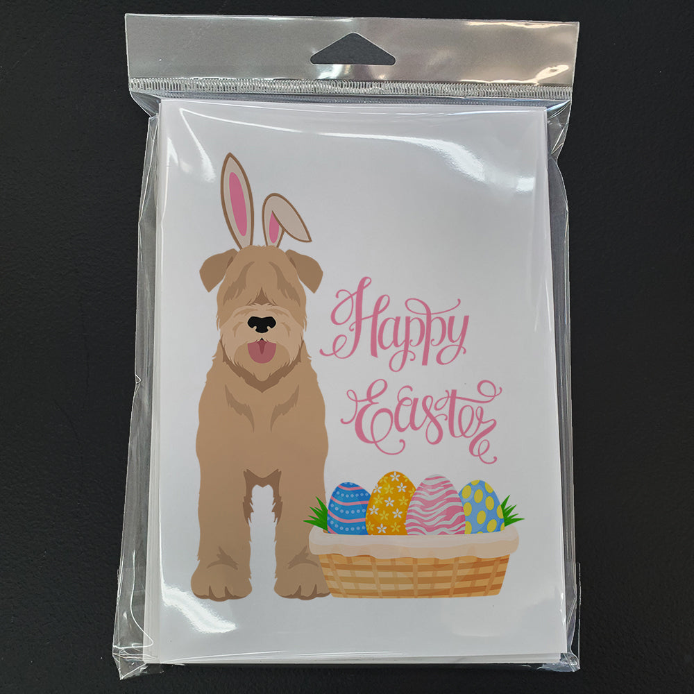 Red Wheaten Terrier Easter Greeting Cards Pack of 8 Blank Cards with Envelopes Whimsical A7 Size 5x7