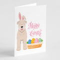 Soft Coated Wheaten Terrier Easter Greeting Cards Pack of 8 Blank Cards with Envelopes Whimsical A7 Size 5x7