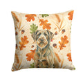 Chestnut Wirehaired Pointing Griffon Heirloom Fall Decorative Throw Pillow 14x14 Indoor Outdoor Accent Cushion, Fabric Cover with Insert for Sofa, Bed, Porch & Living Room