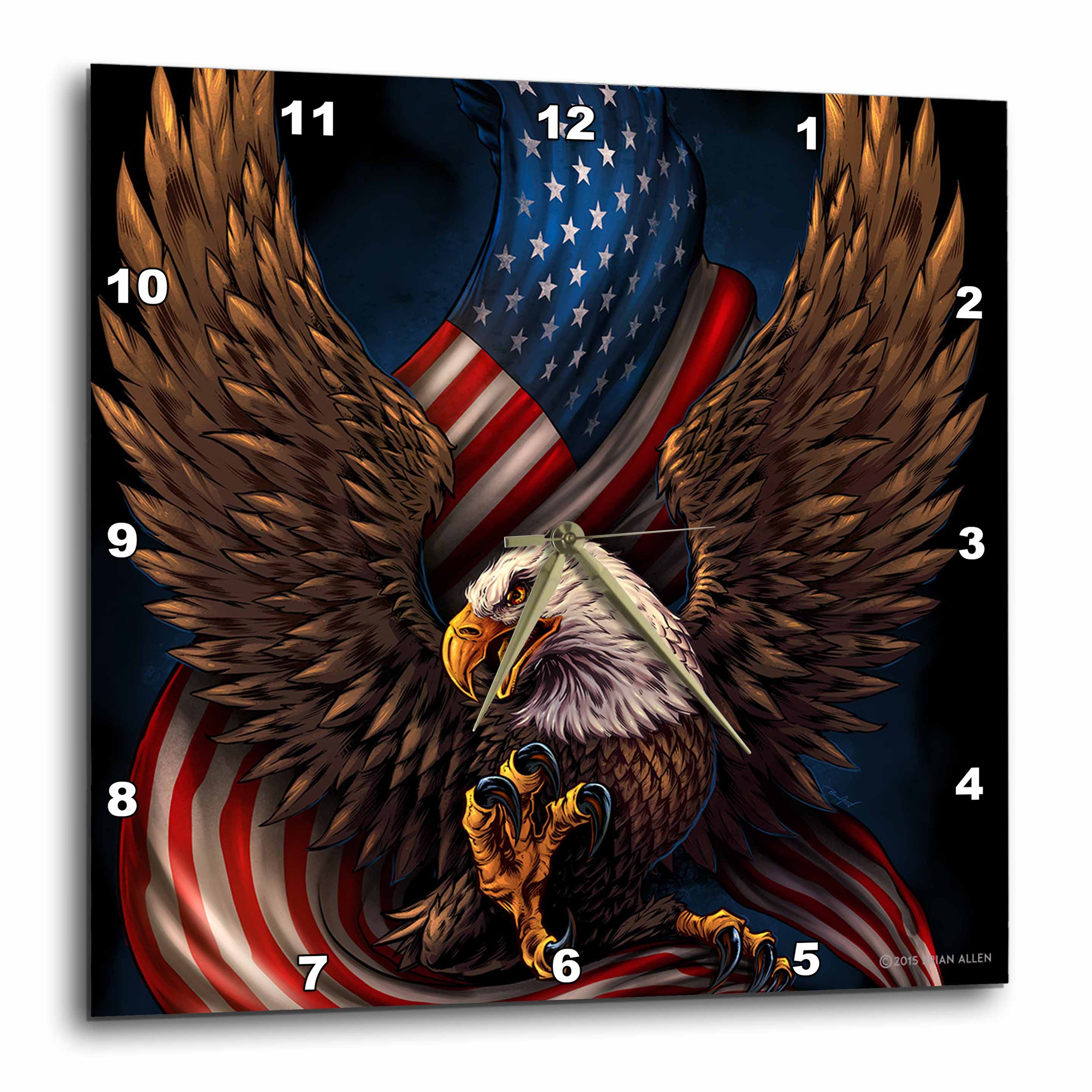 3dRose Wall Clock