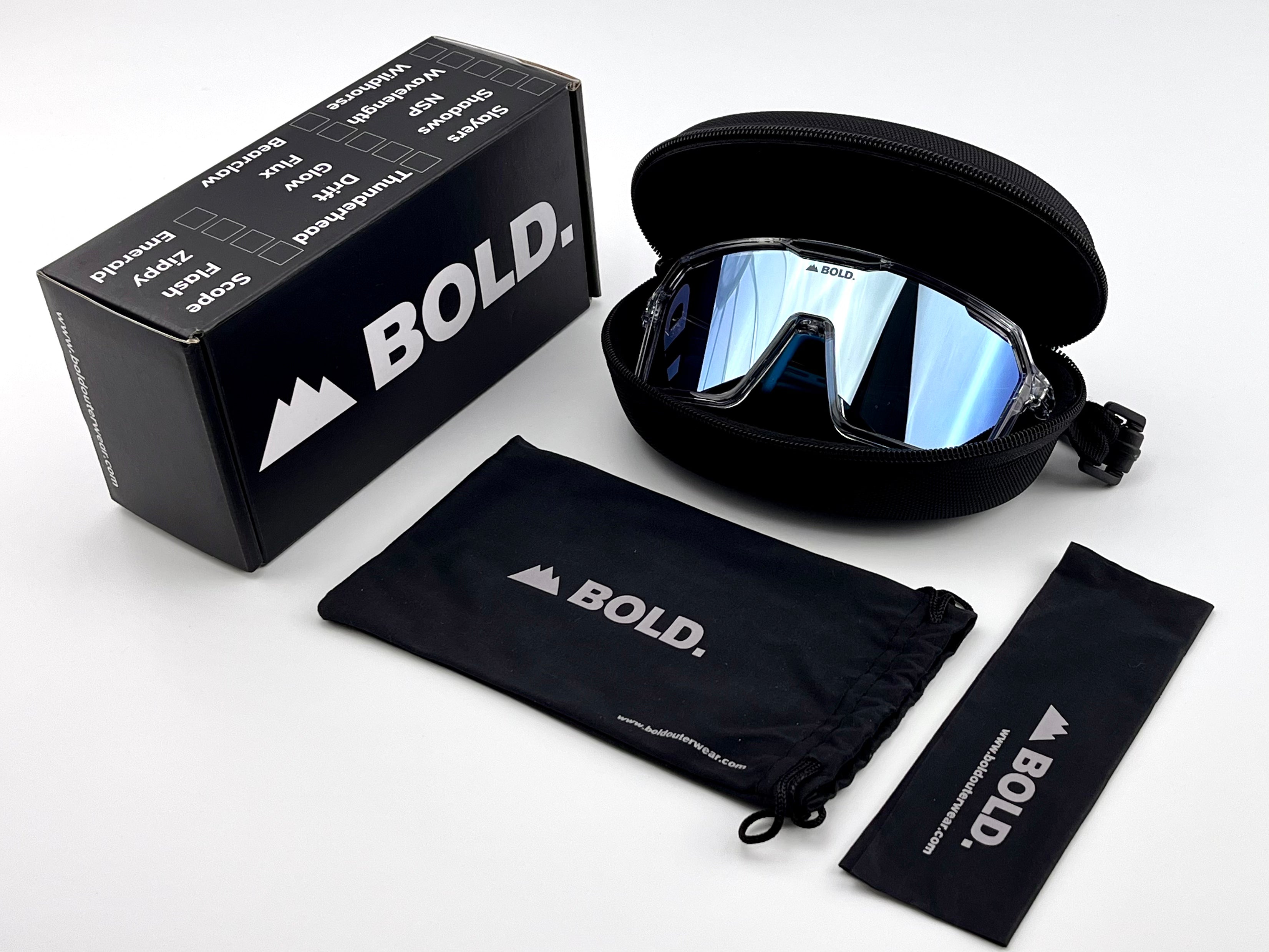 BOLD Flux Performance Sunglasses – MTB, Ski, Run & Lifestyle Eyewear