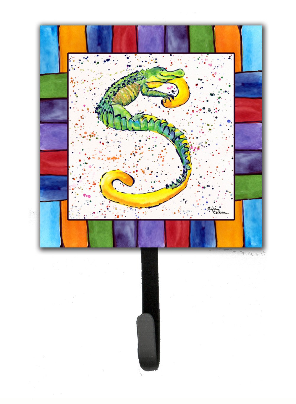 Beach and Seafood Letter S Leash or Key Holder Wall Hooks, Key Hooks Holder, Coat Rack Wall Mount, Coat Hooks, Hooks for Hanging Keys, Towels, Aprons, Leashes