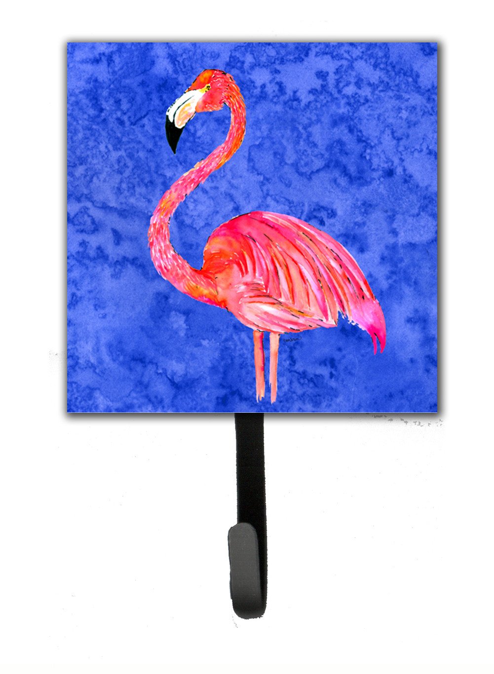 Flamingo Leash or Key Holder Wall Hooks, Key Hooks Holder, Coat Rack Wall Mount, Coat Hooks, Hooks for Hanging Keys, Towels, Aprons, Leashes