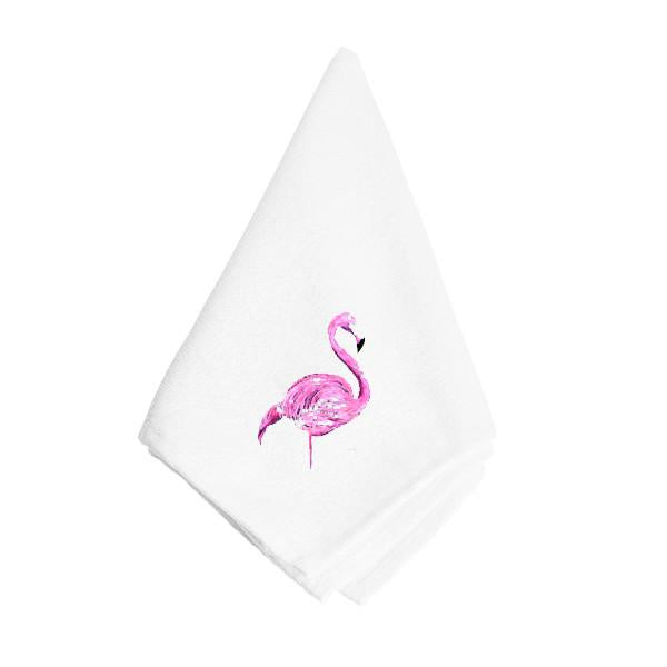 Flamingo on Pink Napkin Cloth Washable, Soft, Durable, Table Dinner Napkins Cloth for Hotel, Lunch, Restaurant, Weddings, Parties