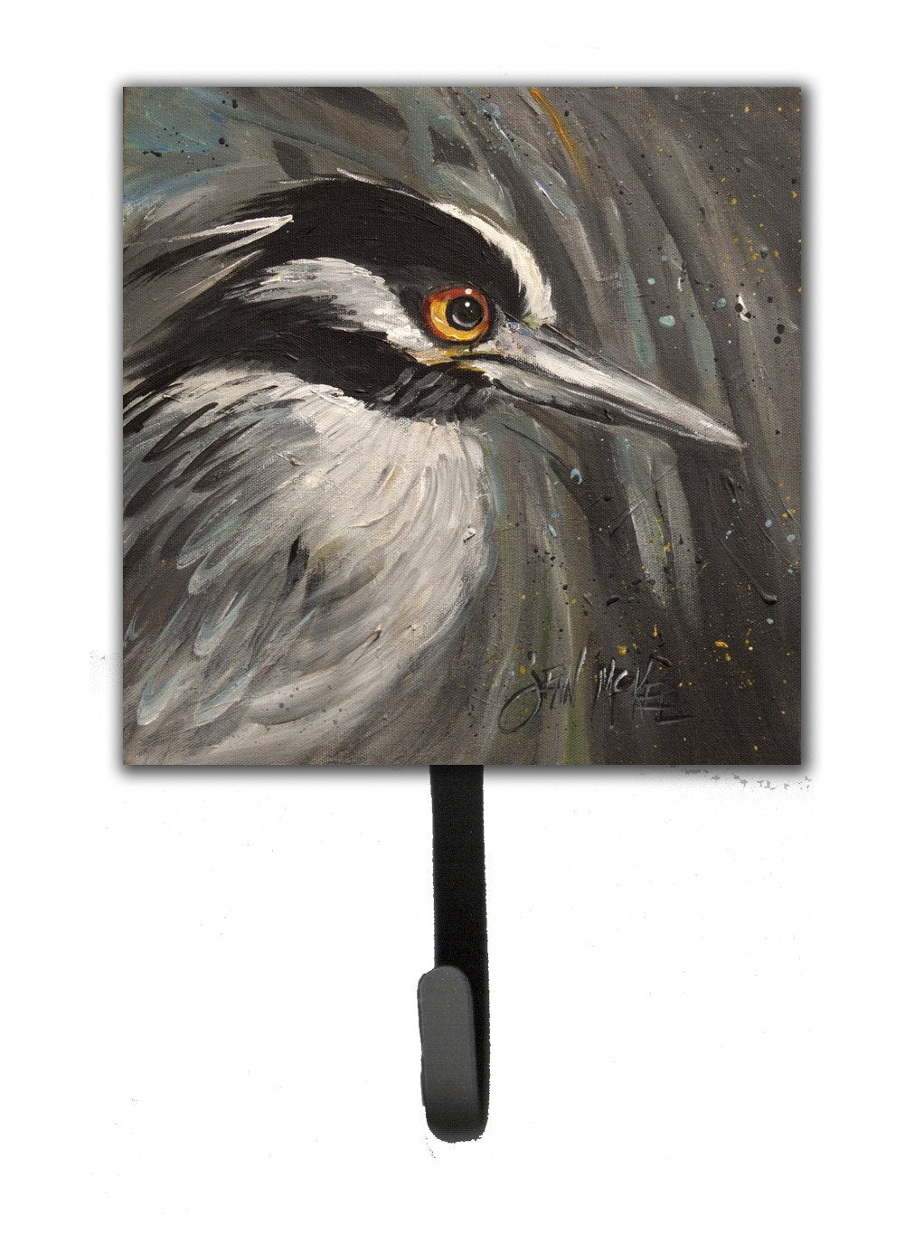 Night Heron Leash or Key Holder Wall Hooks, Key Hooks Holder, Coat Rack Wall Mount, Coat Hooks, Hooks for Hanging Keys, Towels, Aprons, Leashes