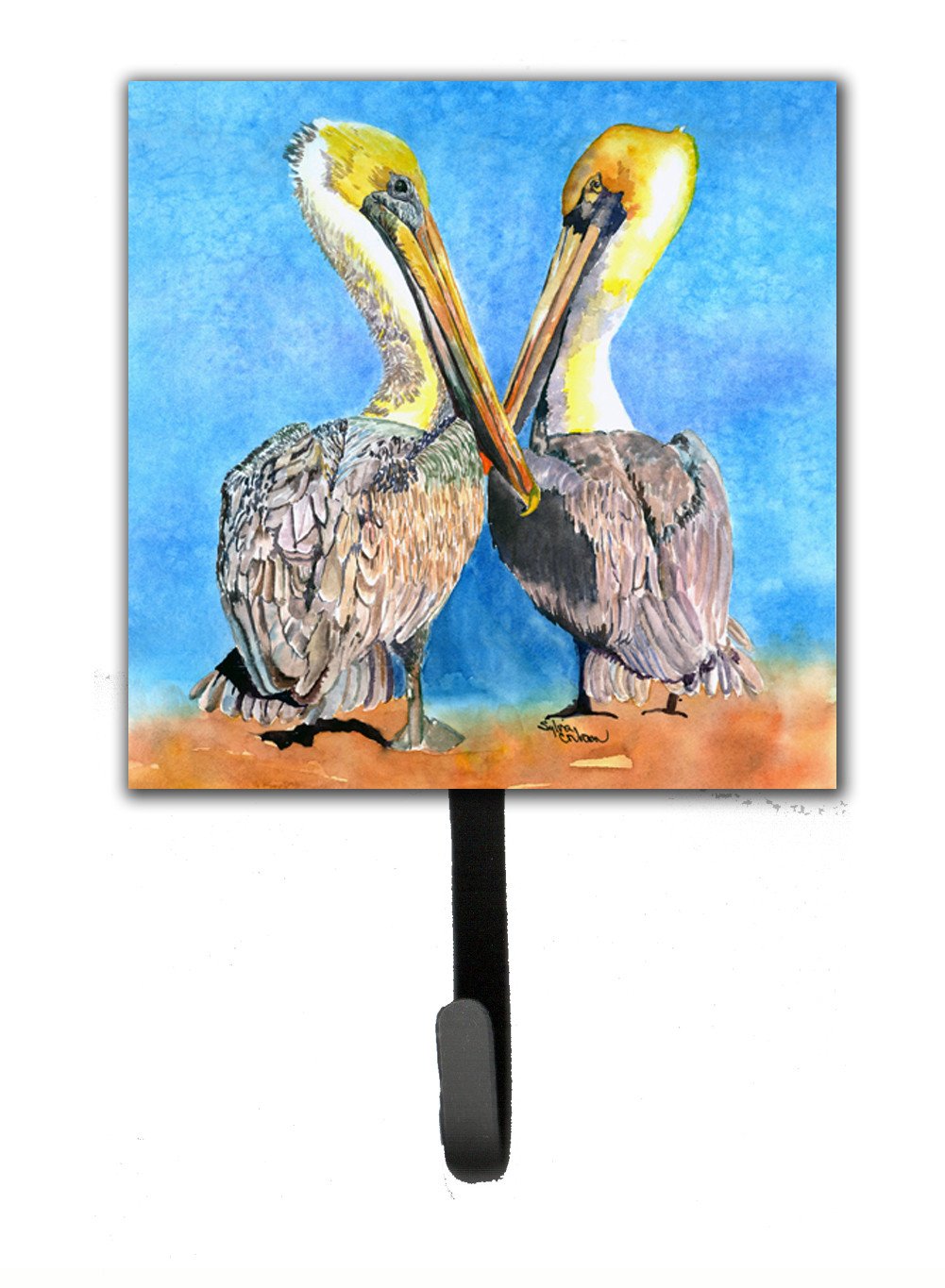 Pelican Leash or Key Holder Wall Hooks, Key Hooks Holder, Coat Rack Wall Mount, Coat Hooks, Hooks for Hanging Keys, Towels, Aprons, Leashes
