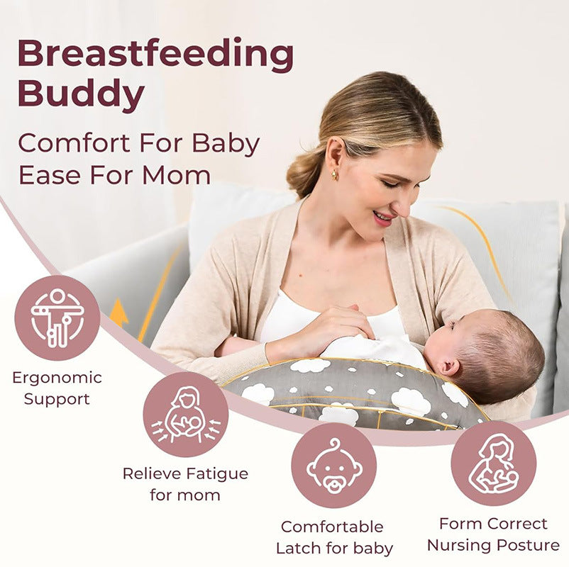 Pregnant Mom & Baby Multifunctional Pillow – Pregnancy + Infant Support