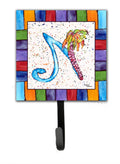 Beach and Seafood Letter N Leash or Key Holder Wall Hooks, Key Hooks Holder, Coat Rack Wall Mount, Coat Hooks, Hooks for Hanging Keys, Towels, Aprons, Leashes