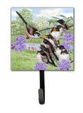 Long Tailed Tits by Sarah Adams Leash or Key Holder Wall Hooks, Key Hooks Holder, Coat Rack Wall Mount, Coat Hooks, Hooks for Hanging Keys, Towels, Aprons, Leashes