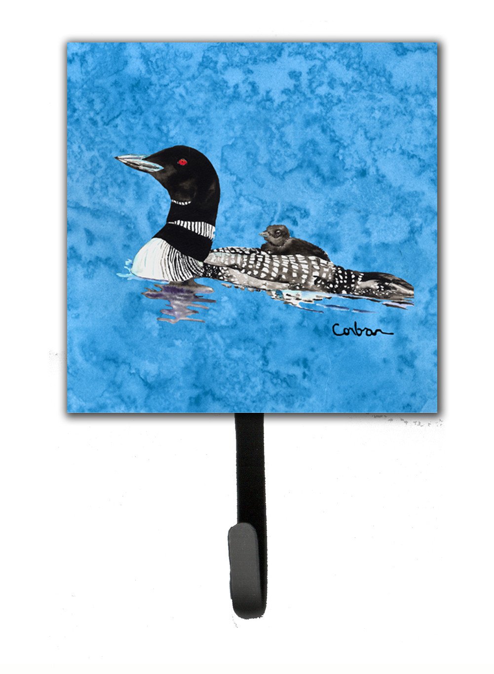 Momma and Baby Loon Leash or Key Holder Wall Hooks, Key Hooks Holder, Coat Rack Wall Mount, Coat Hooks, Hooks for Hanging Keys, Towels, Aprons, Leashes