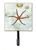 Beach Red Serpent Starfish Leash or Key Holder Wall Hooks, Key Hooks Holder, Coat Rack Wall Mount, Coat Hooks, Hooks for Hanging Keys, Towels, Aprons, Leashes