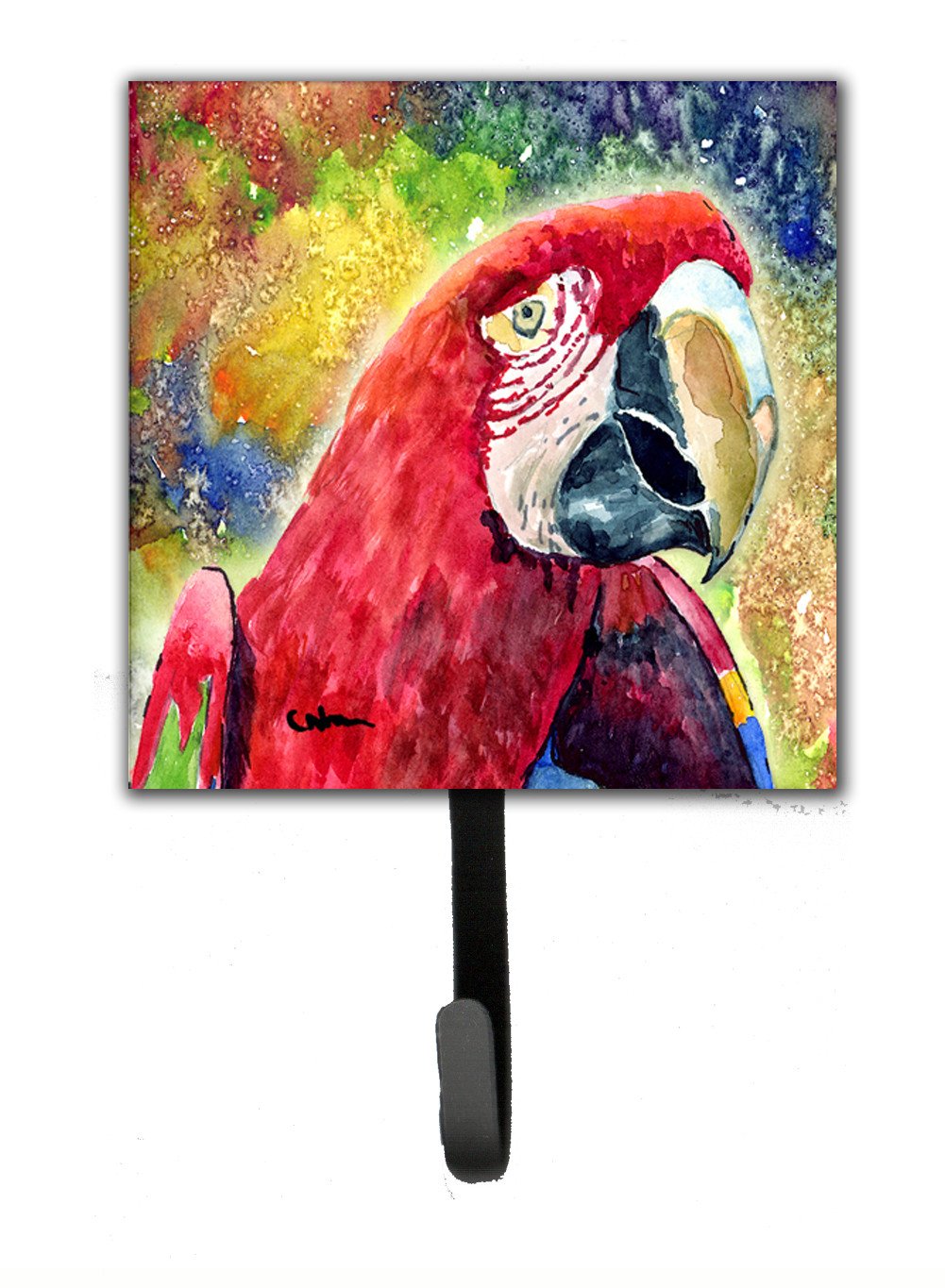 Bird - Parrot Leash or Key Holder Wall Hooks, Key Hooks Holder, Coat Rack Wall Mount, Coat Hooks, Hooks for Hanging Keys, Towels, Aprons, Leashes