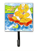 Big Orange Cat Fishing Leash or Key Holder Wall Hooks, Key Hooks Holder, Coat Rack Wall Mount, Coat Hooks, Hooks for Hanging Keys, Towels, Aprons, Leashes