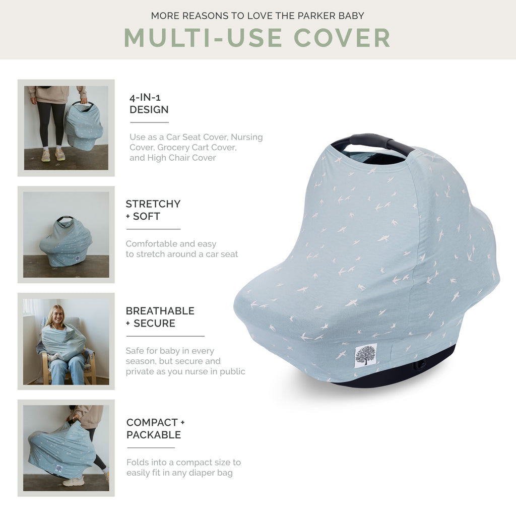 Multi-use Cover, Stormy Blue Stripe