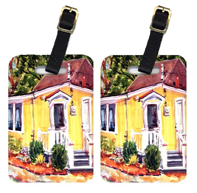 Yellow Cottage at the Beach Luggage Tag