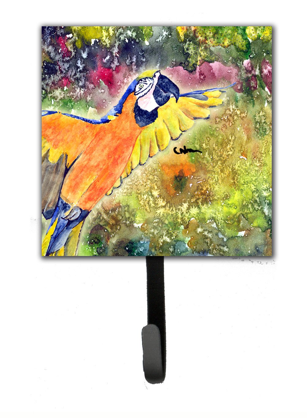 Parrot  Parrot Head Leash or Key Holder Wall Hooks, Key Hooks Holder, Coat Rack Wall Mount, Coat Hooks, Hooks for Hanging Keys, Towels, Aprons, Leashes