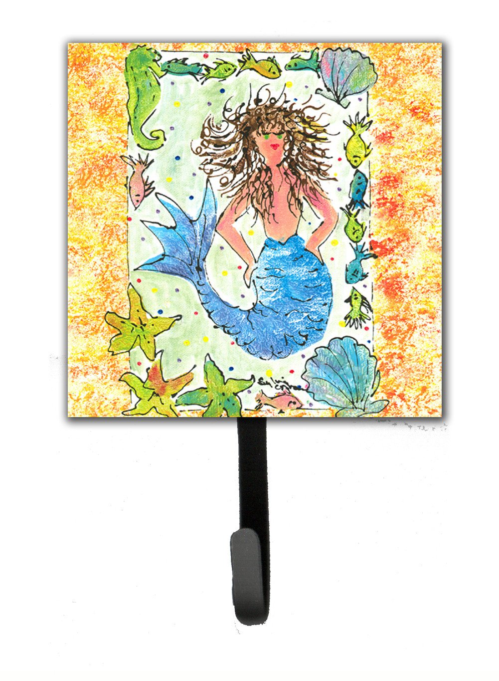 Mermaid Leash or Key Holder Wall Hooks, Key Hooks Holder, Coat Rack Wall Mount, Coat Hooks, Hooks for Hanging Keys, Towels, Aprons, Leashes