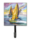 Middle Bay Lighthouse Sailboats Leash or Key Holder Wall Hooks, Key Hooks Holder, Coat Rack Wall Mount, Coat Hooks, Hooks for Hanging Keys, Towels, Aprons, Leashes