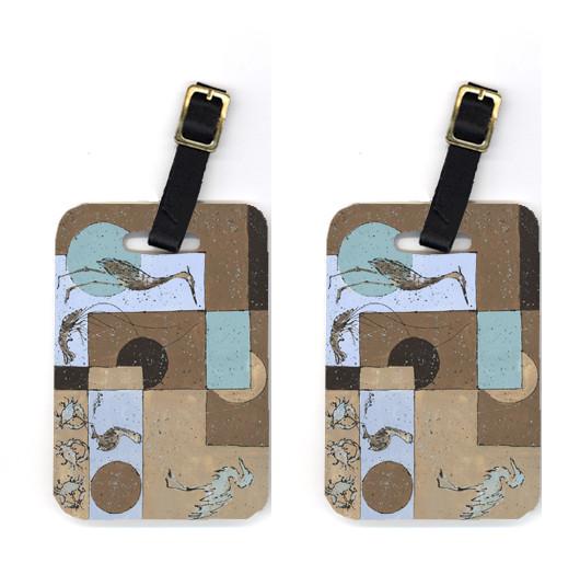 Blue Heron Luggage Tag
