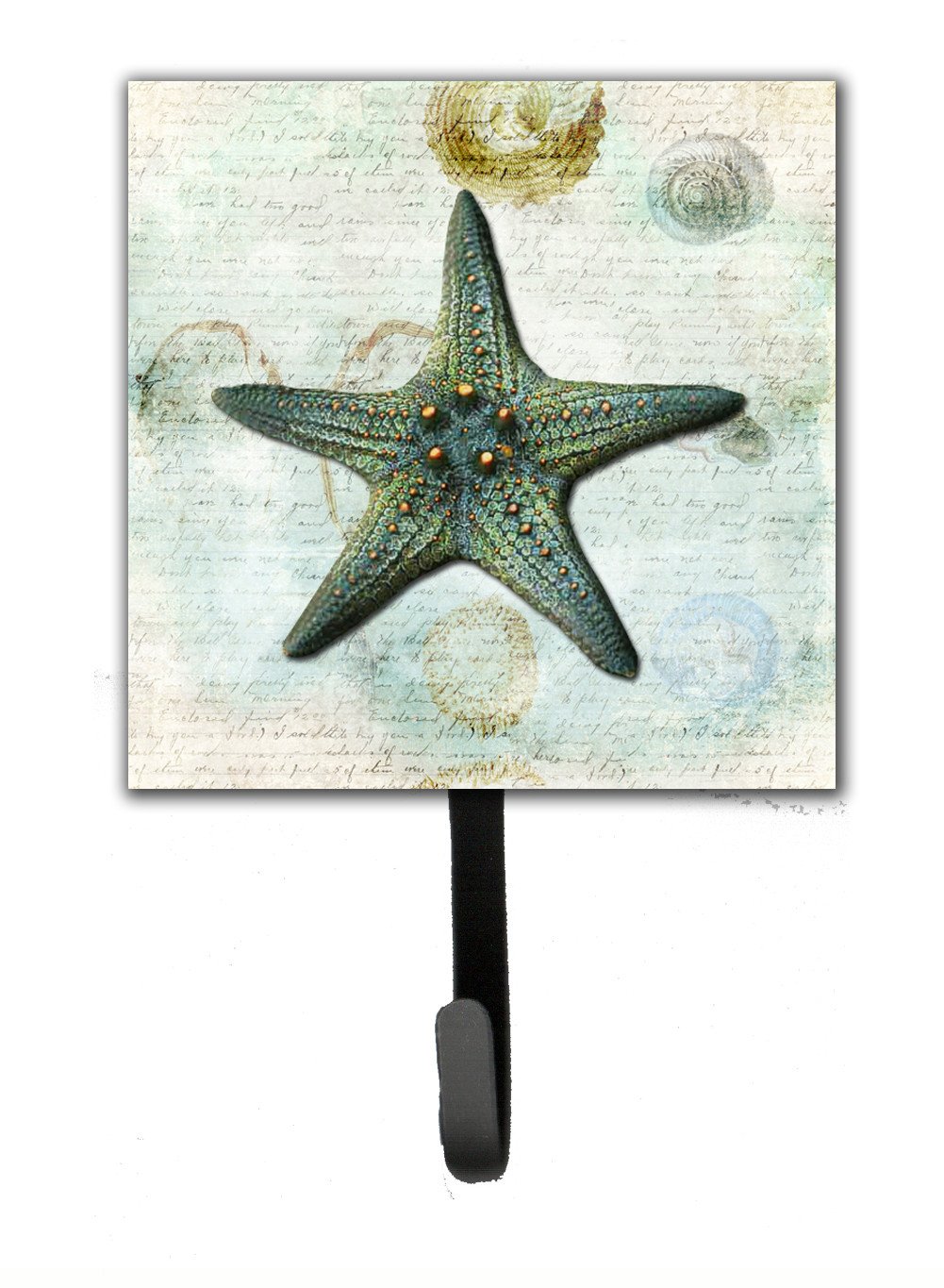 Beach Knobby Sea Stars Starfish Leash or Key Holder Wall Hooks, Key Hooks Holder, Coat Rack Wall Mount, Coat Hooks, Hooks for Hanging Keys, Towels, Aprons, Leashes