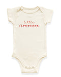 Little Firecracker Organic Cotton Short Sleeve Baby Bodysuit