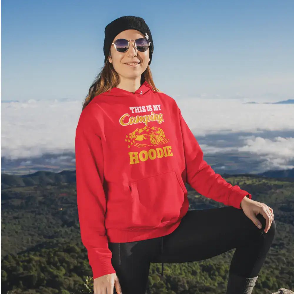 This Is My Camping Adult Women Fleece Hoodie