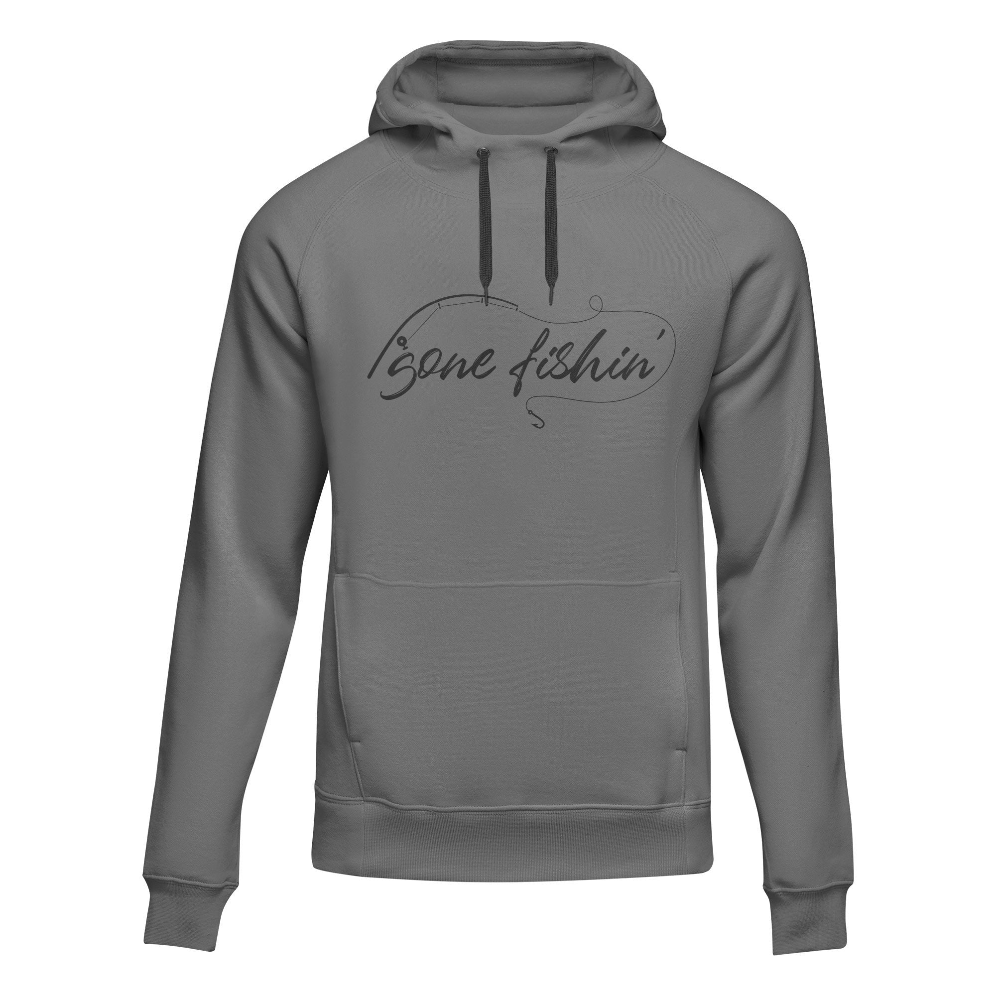 Gone Fishing v2' Adult Fleece Hoodie