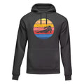 Vintage Skier Adult Fleece Hoodie