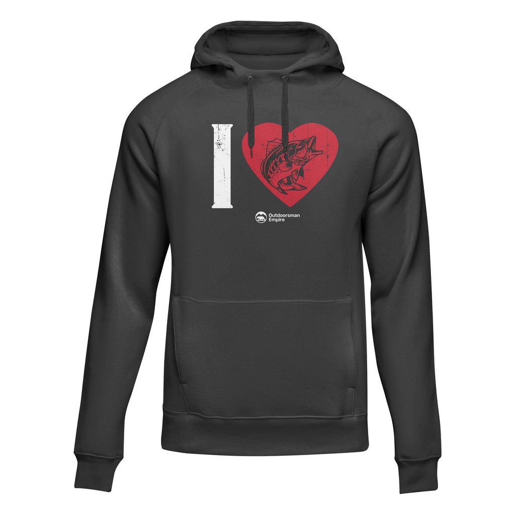 I love Fishing' Adult Fleece Hoodie