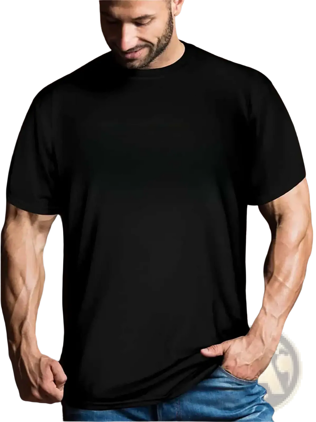Men’s Knight Graphic Cotton T-shirt with Amen Quote