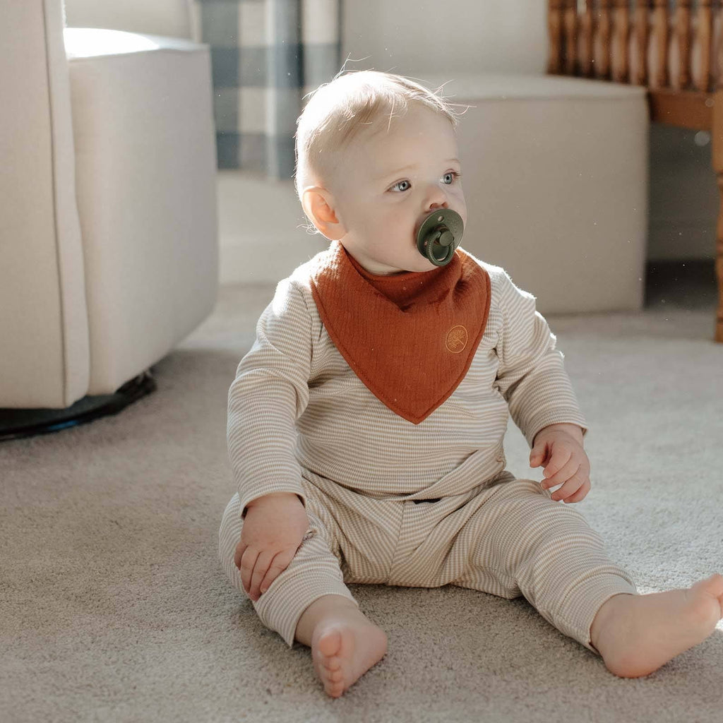 Rose Muslin Bandana Bibs Set (4-Pack)